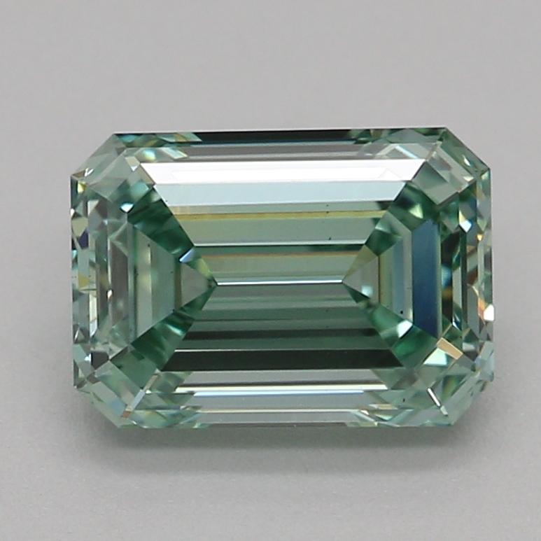 1.04 Ct. Fancy Vivid Green Emerald Lab Grown Diamond