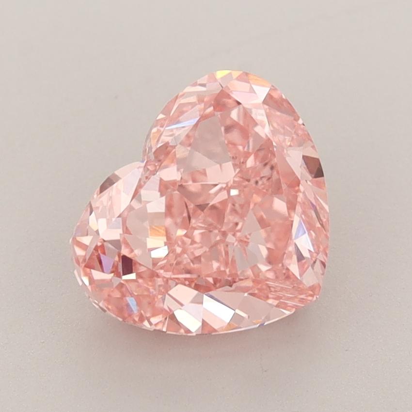 2.08 Ct. Fancy Vivid  Pink Heart Lab Grown Diamond