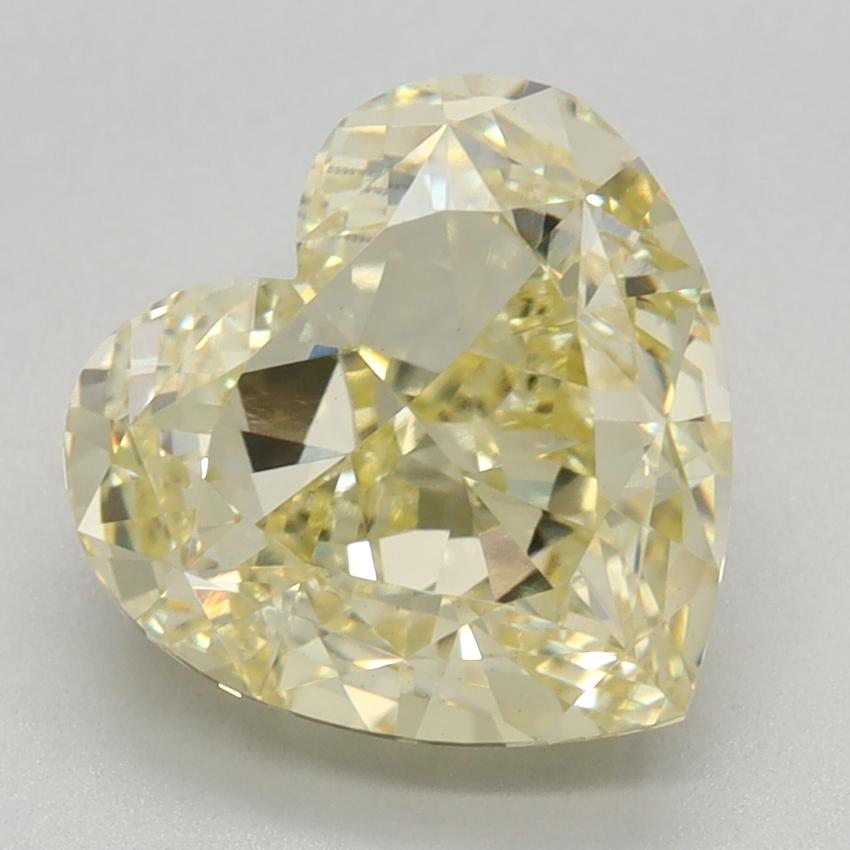 3.07 Ct. Fancy Intense Yellow Heart Lab Grown Diamond