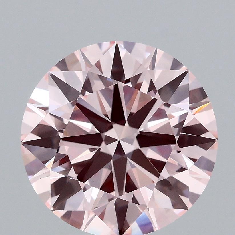 3.00 Ct. Fancy Intense Pink Round Lab Grown Diamond