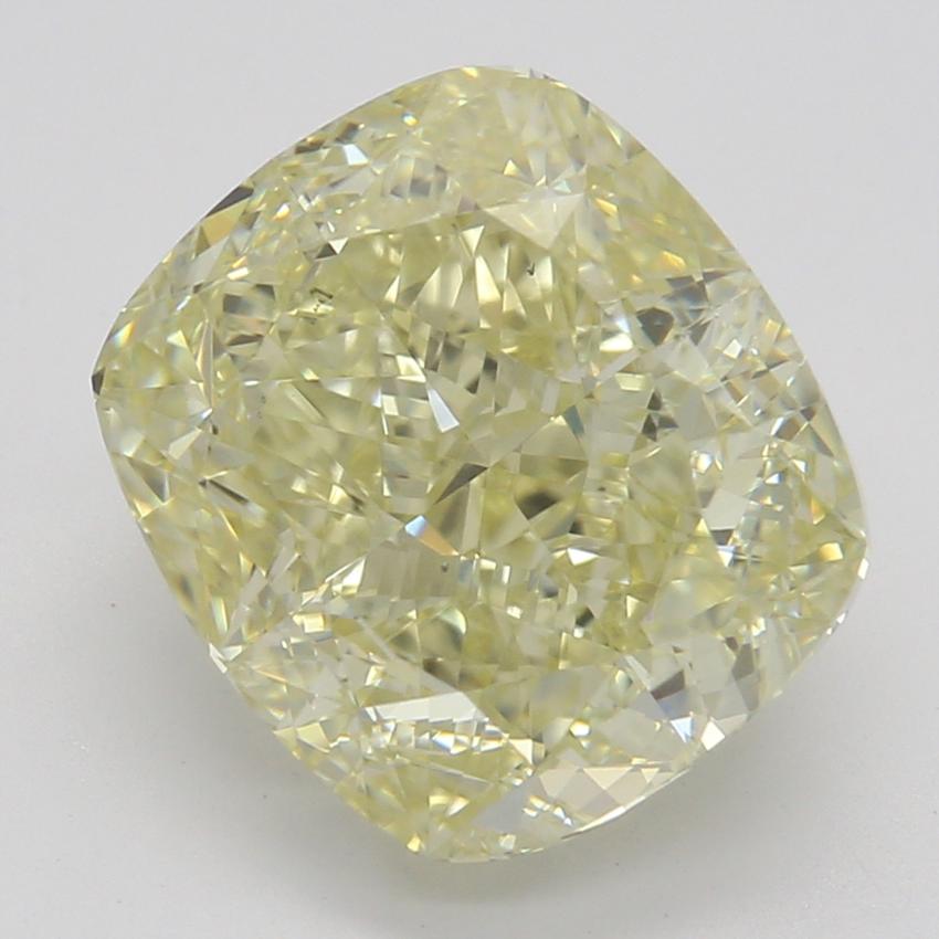 3.05 Ct. Fancy Light Brownish Yellow Cushion Diamond