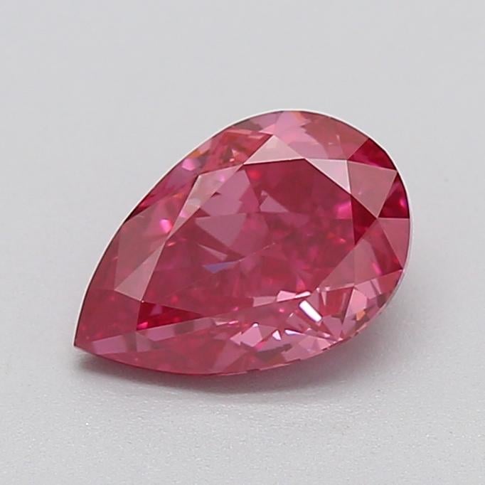 1.24 Ct. Fancy Deep  Pink Pear Lab Grown Diamond