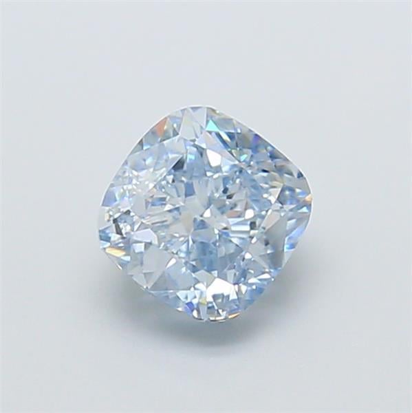 1.18 Ct. Fancy Intense Blue Cushion Lab Grown Diamond