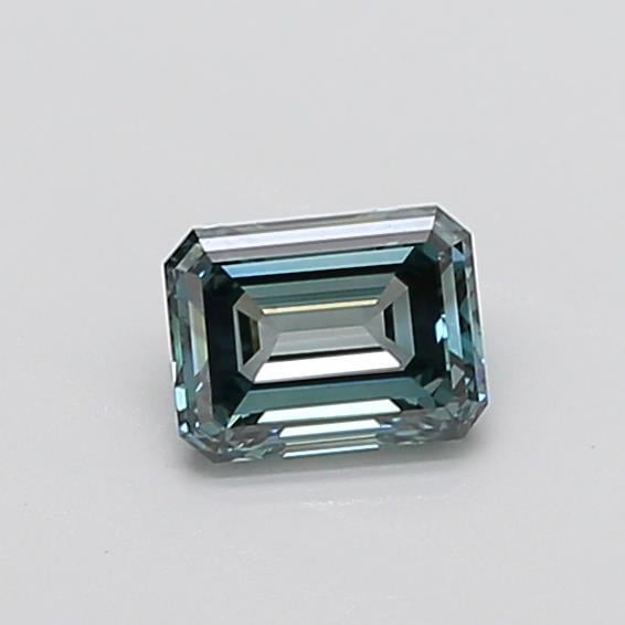 0.91 Ct. Fancy Vivid  Green Emerald Lab Grown Diamond