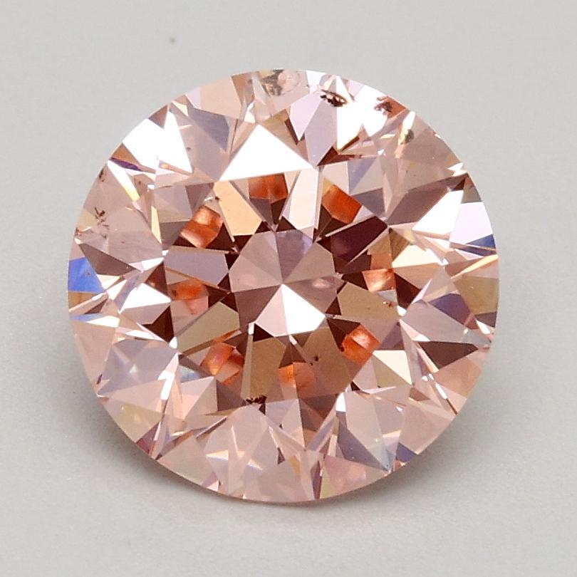 1.50 Ct. Fancy Intense Pink Round Lab Grown Diamond