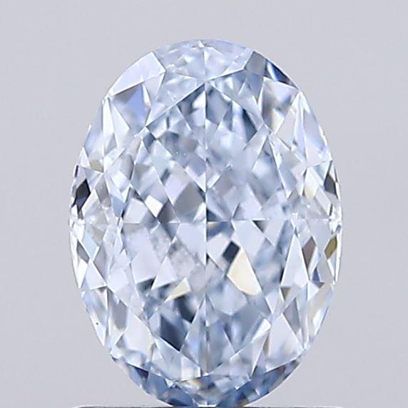 1.07 Ct. Fancy Blue Oval Lab Grown Diamond