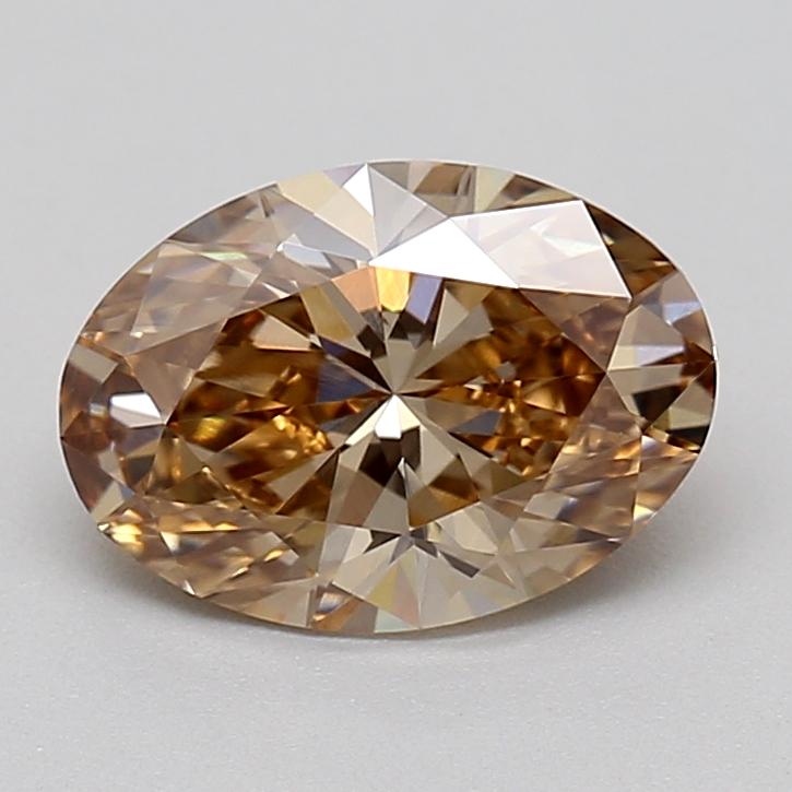1.23 Ct. Fancy  Brown Oval Lab Grown Diamond