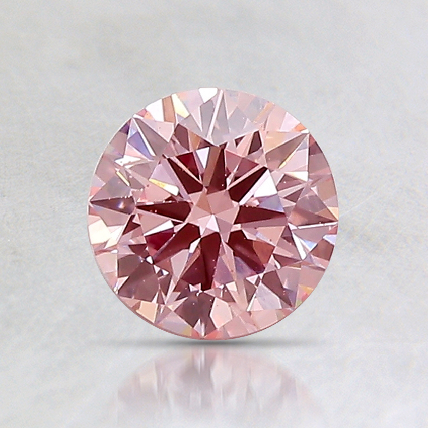 0.82 Ct. Fancy Pink Round Lab Created Diamond