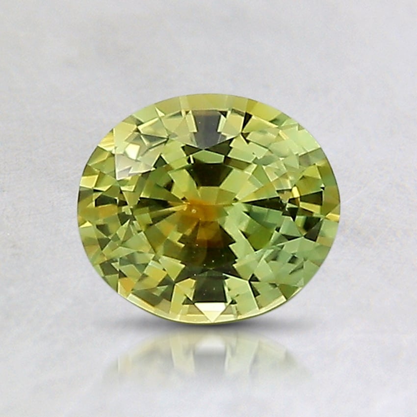 6.4x5.6mm Parti-Color Oval Montana Sapphire