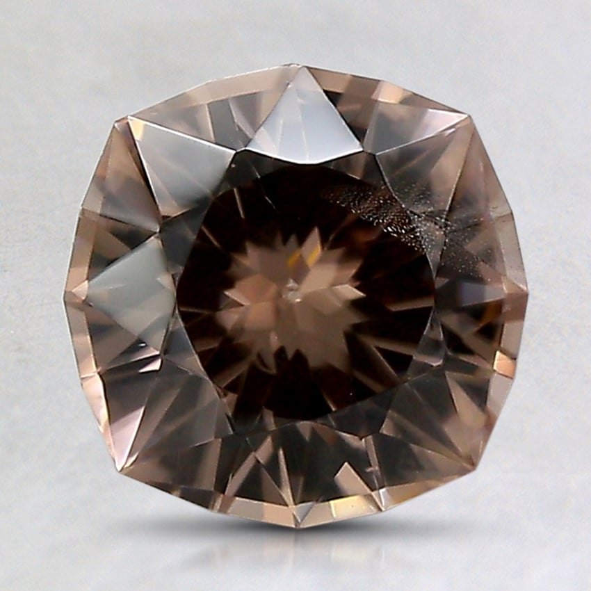 8.1x8mm Unheated Orange Modified Cushion Zircon