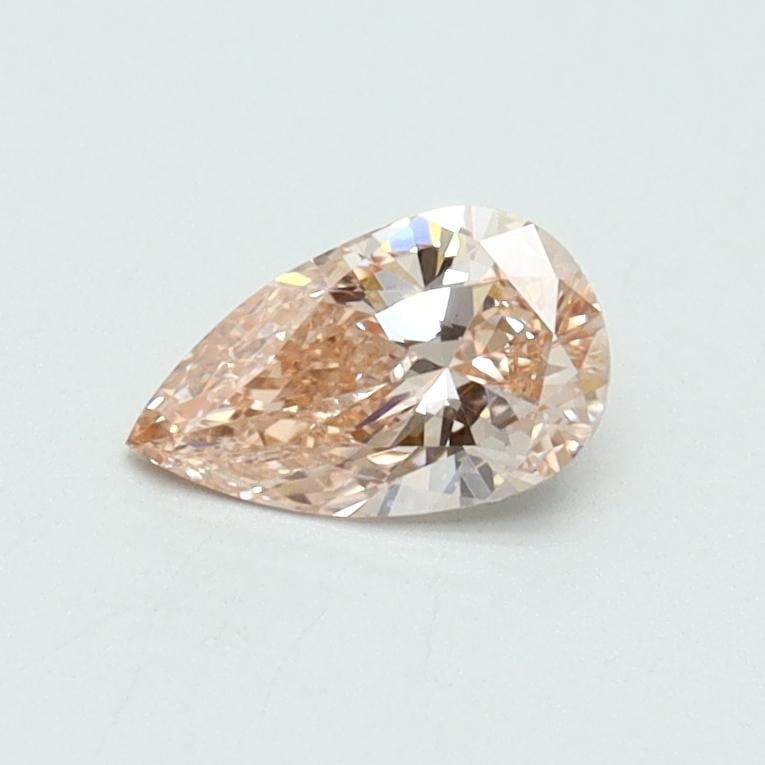 0.40 Ct. Fancy Brownish Pink Pear Lab Grown Diamond
