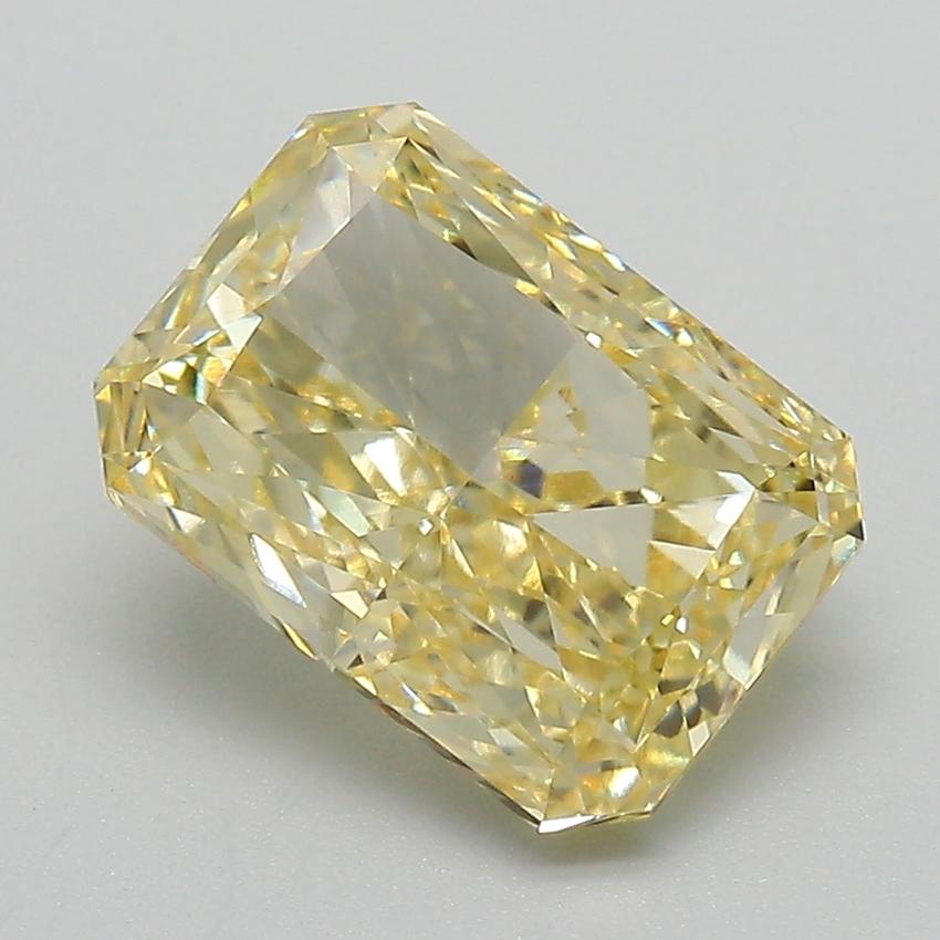 3.23 Ct. Fancy Intense Yellow Radiant Lab Grown Diamond