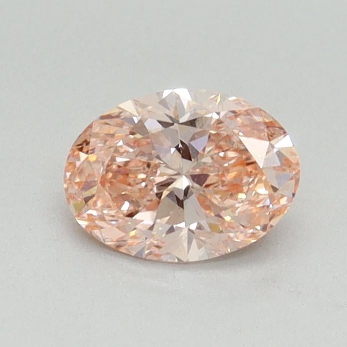 0.54 Ct. Fancy Vivid Pink Oval Lab Grown Diamond