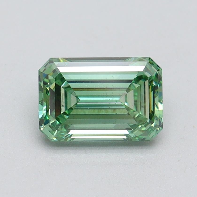 1.09 Ct. Fancy Vivid Green Emerald Lab Grown Diamond