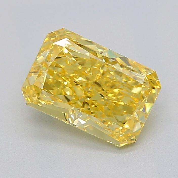 1.04 Ct. Fancy Vivid  Yellow Radiant Lab Grown Diamond
