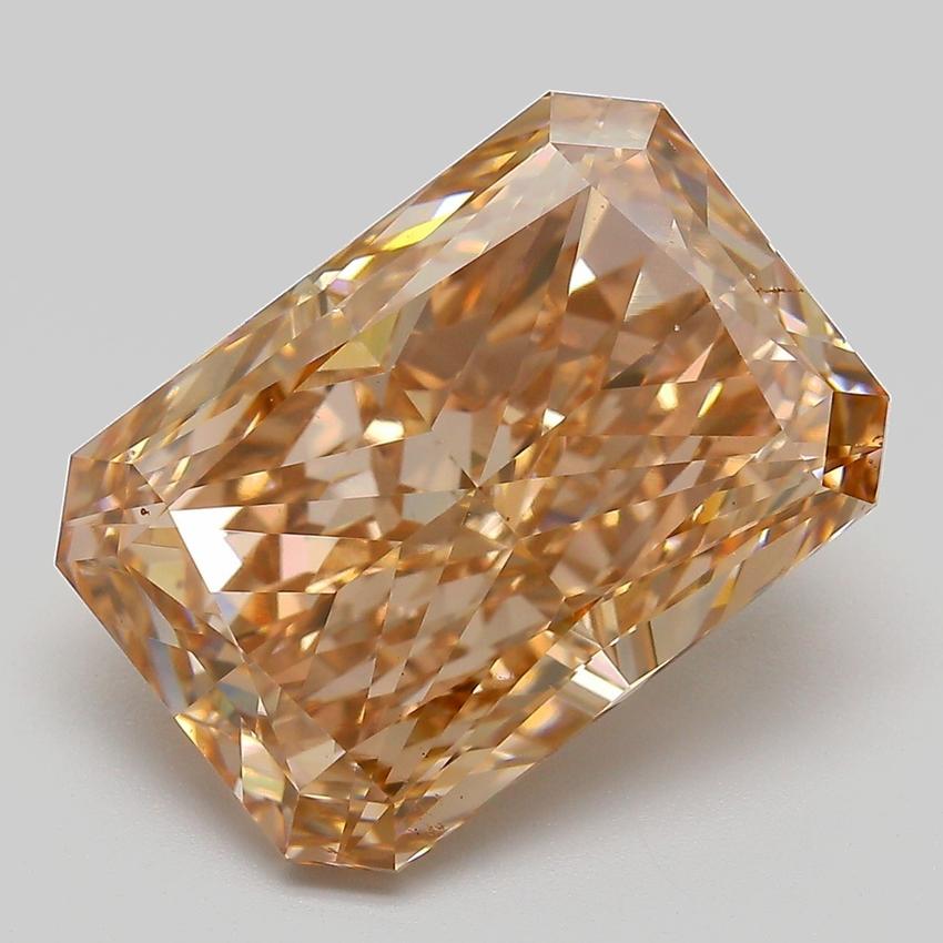 9.01 Ct. Fancy  Brown Radiant Lab Grown Diamond