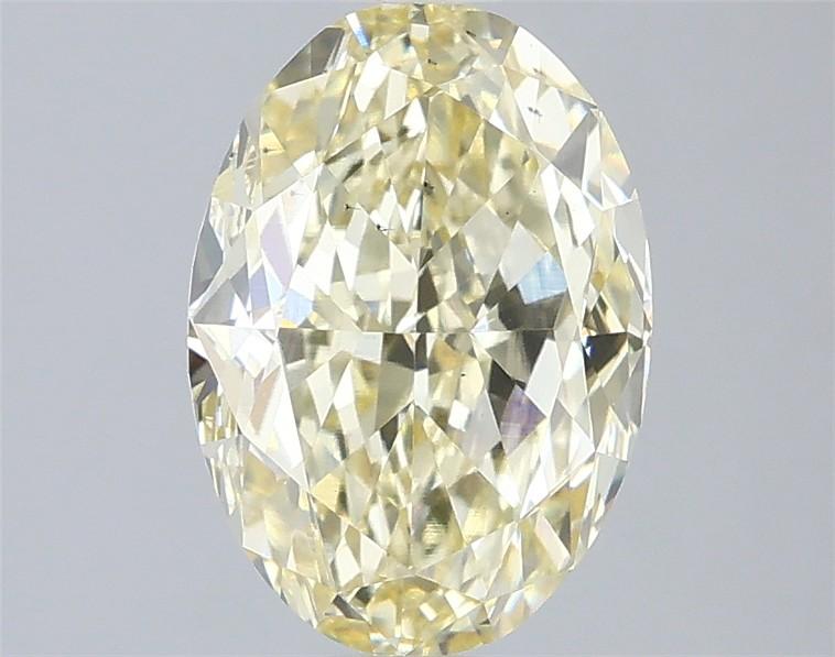 2.39 Ct. Fancy Yellow Oval Lab Grown Diamond