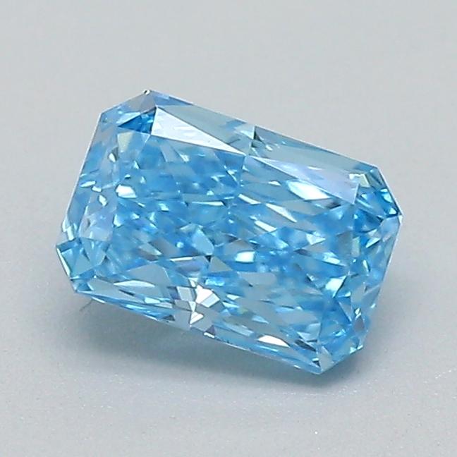 0.38 Ct. Fancy Vivid  Blue Radiant Lab Grown Diamond