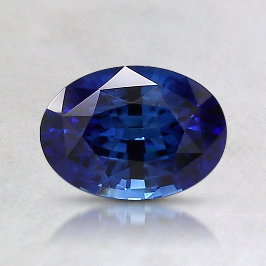 7.1x5.1mm Blue Oval Sapphire