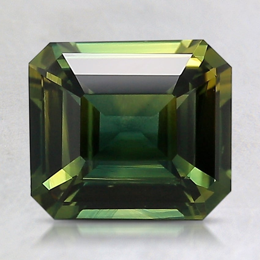 7.9x7mm Parti-Color Emerald Sapphire