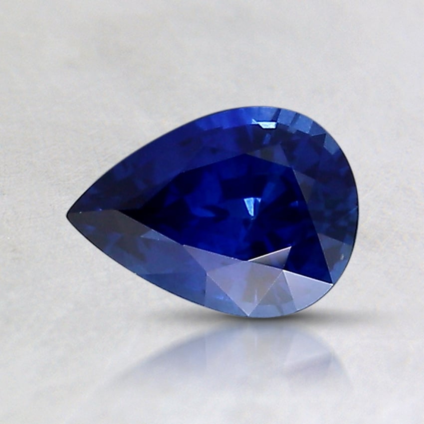 7x5.1mm Blue Pear Sapphire