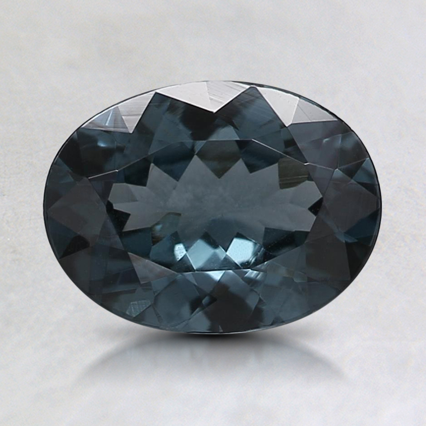 8.1x6.1mm Gray Oval Spinel