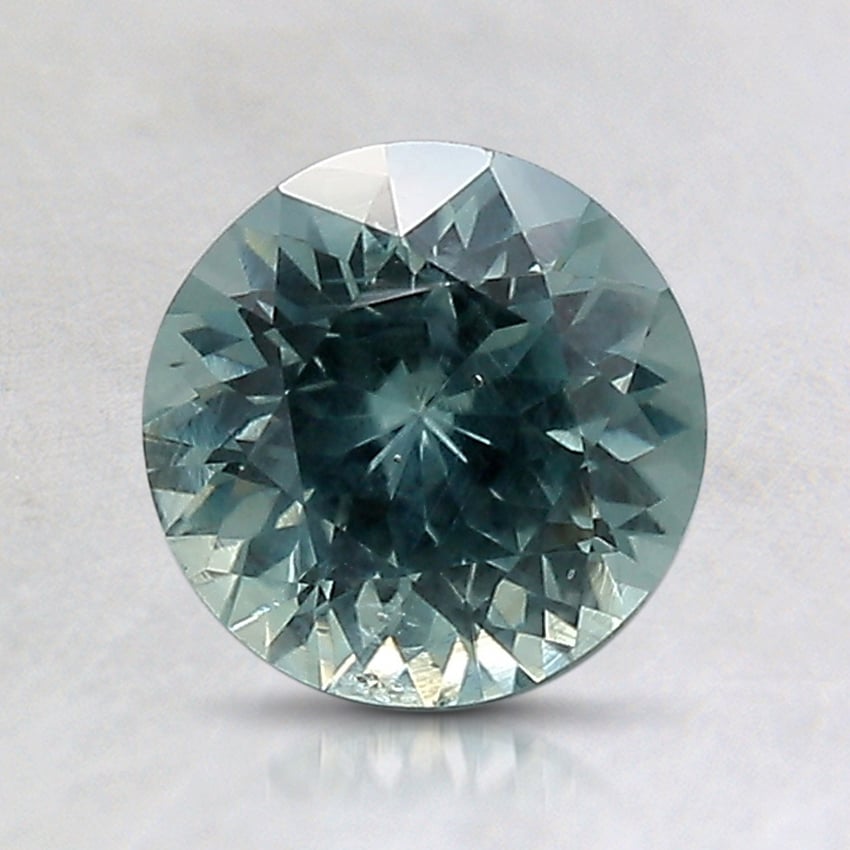 6.7mm Unheated Teal Round Montana Sapphire