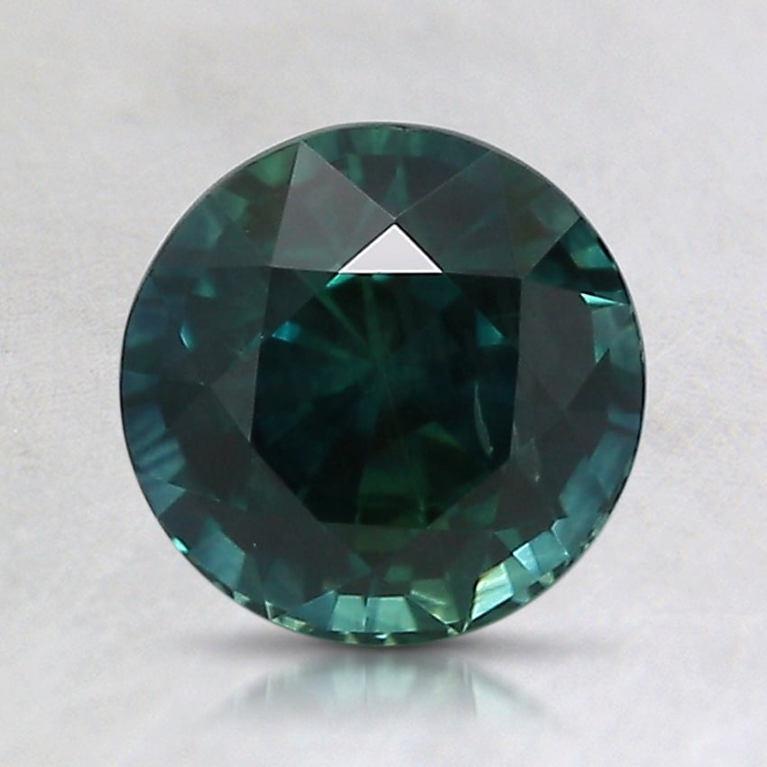 7mm Teal Round Montana Sapphire