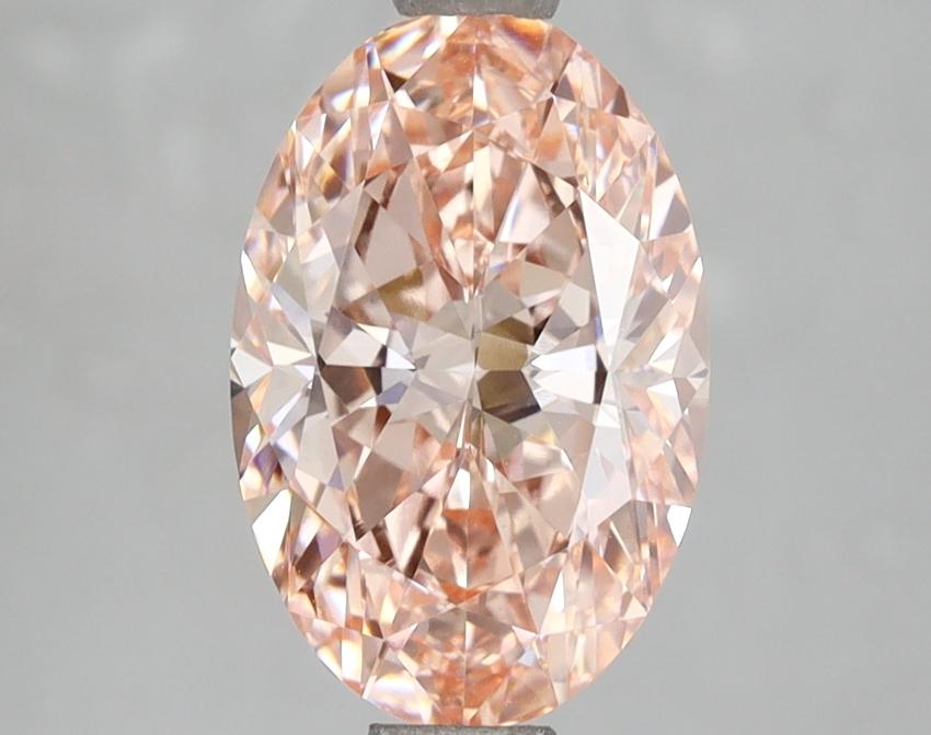 2.41 Ct. Fancy Vivid Pink Oval Lab Grown Diamond