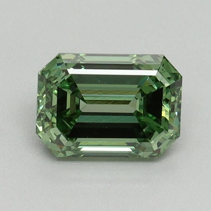 0.94 Ct. Fancy Vivid Green Emerald Lab Grown Diamond