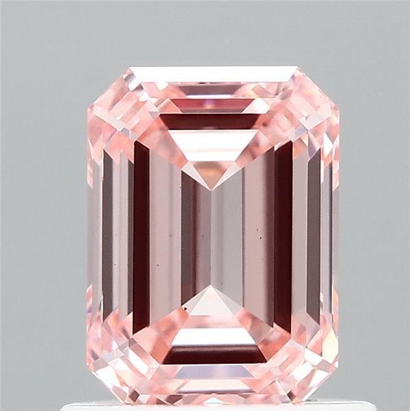 1.00 Ct. Fancy Intense Pink Emerald Lab Grown Diamond