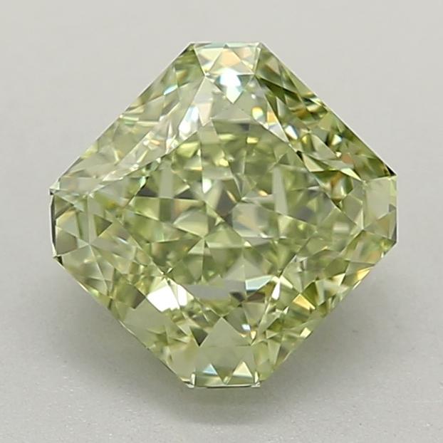 1.52 Ct. Fancy Intense  Green Radiant Lab Grown Diamond