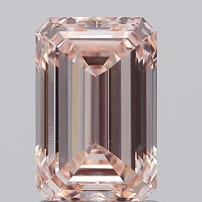 1.58 Ct. Fancy Intense  Pink Emerald Lab Grown Diamond