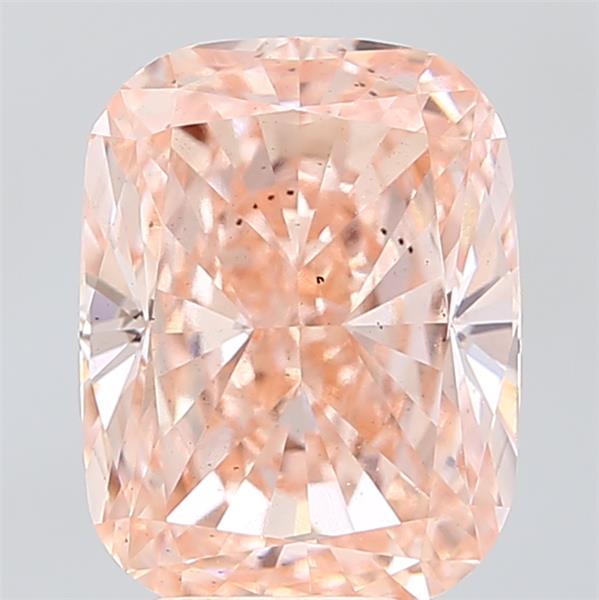 4.98 Ct. Fancy Intense Pink Cushion Lab Grown Diamond