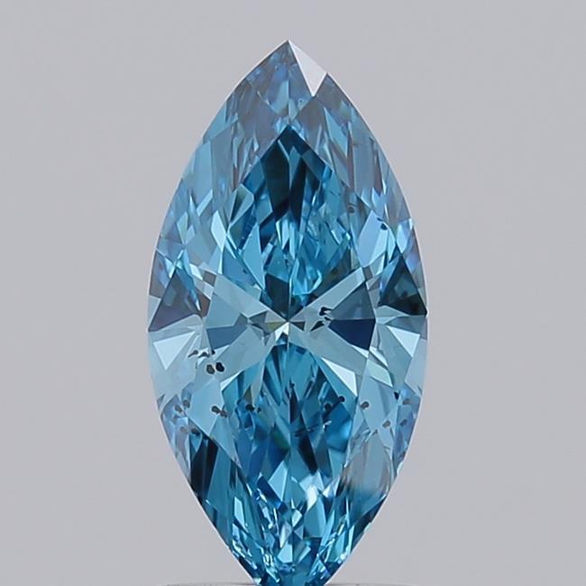 1.09 Ct. Fancy Vivid Blue Marquise Lab Grown Diamond