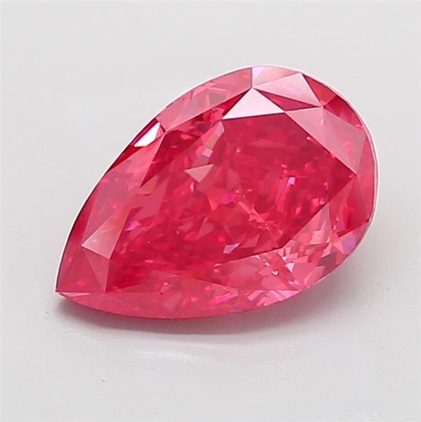 4.1 Ct. Fancy Vivid Pink Pear Lab Grown Diamond