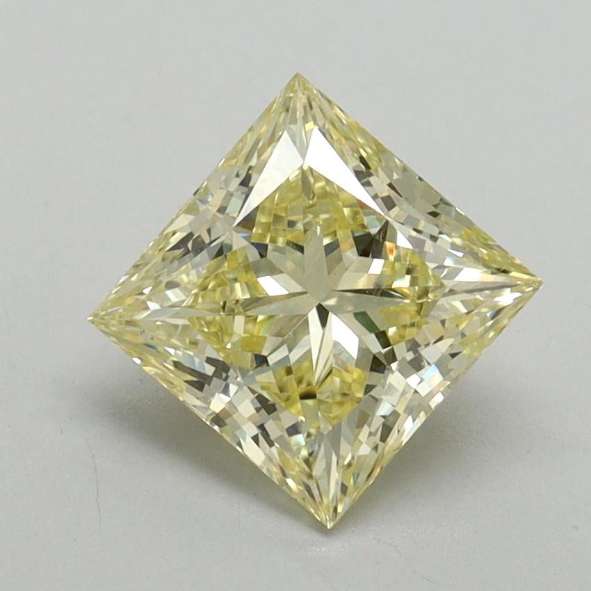 1.60 Ct. Fancy Intense Yellow Princess Lab Grown Diamond