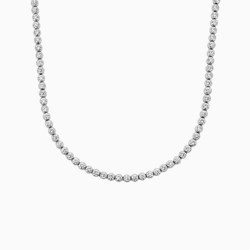 18K White Gold Colette Lab Diamond Tennis Necklace (5 ct. tw.)