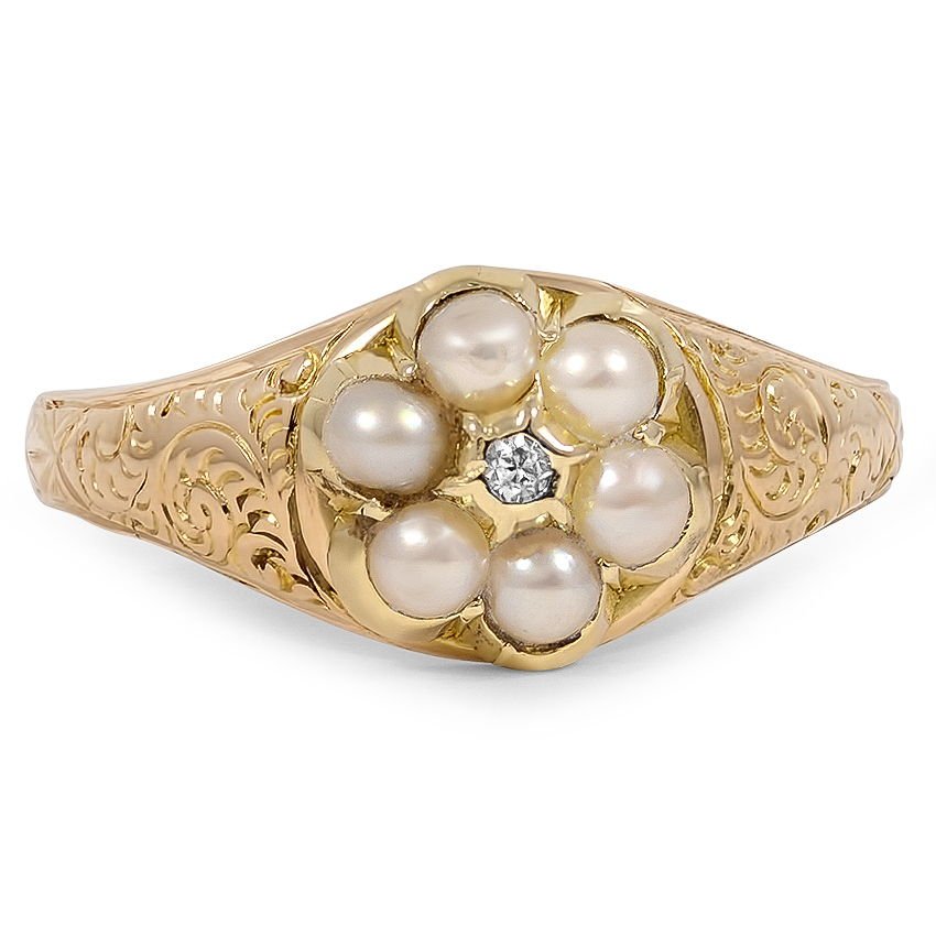 Art Nouveau Diamond Vintage Ring