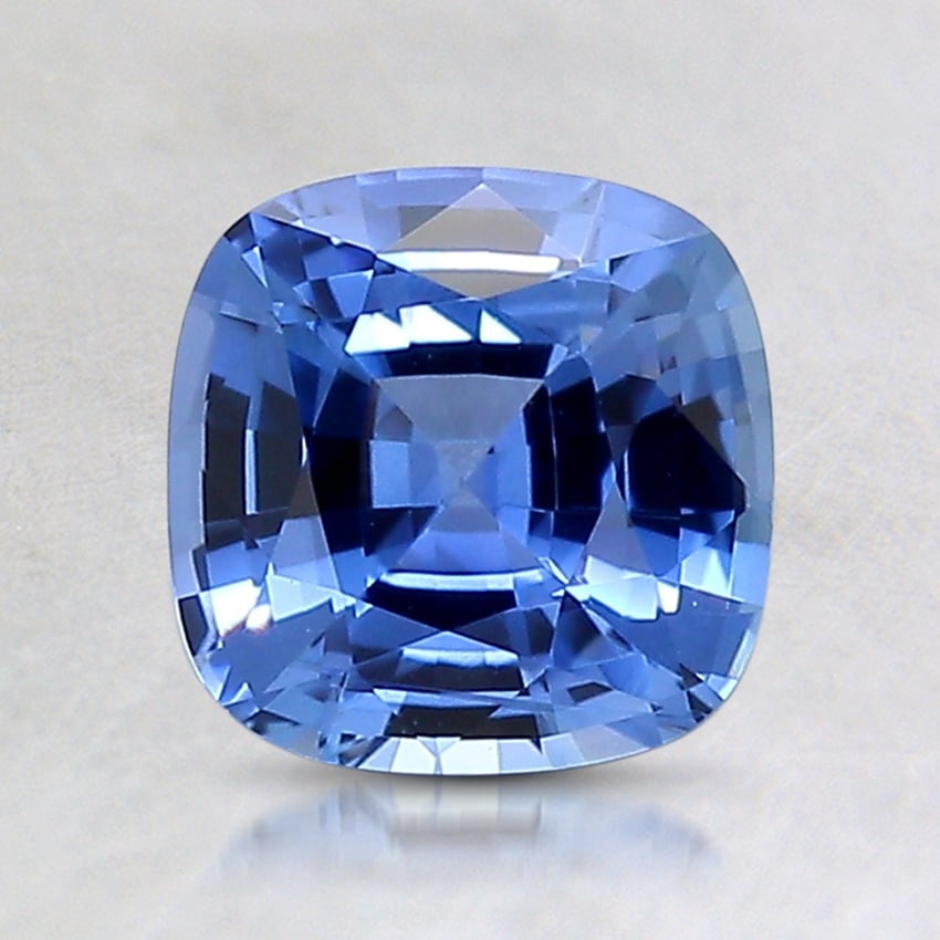 6.6mm Blue Cushion Sapphire