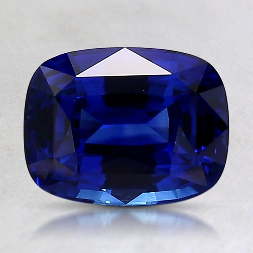 8.2x6.3mm Premium Blue Cushion Sapphire