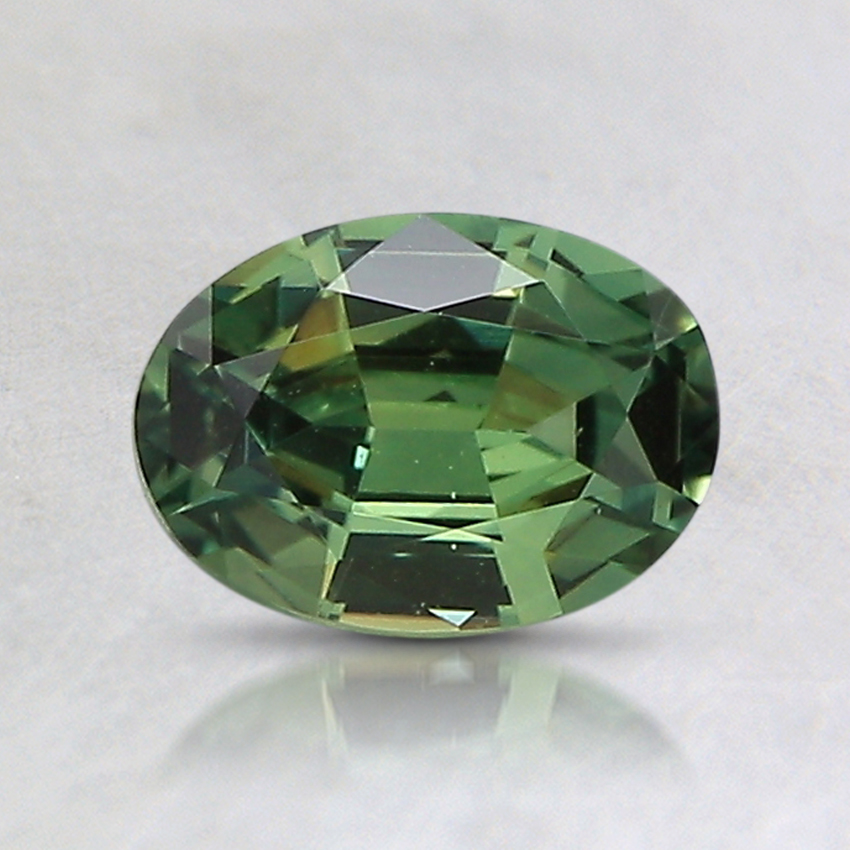 7x5mm Green Oval Montana Sapphire