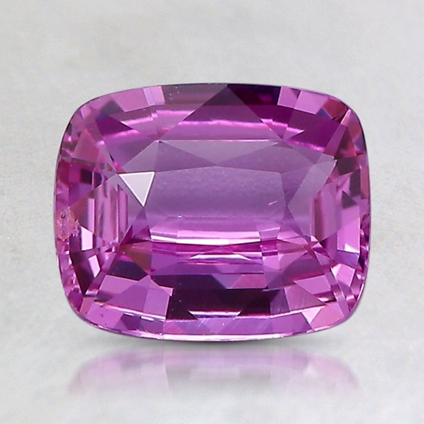 7.6x6.3mm Pink Cushion Sapphire