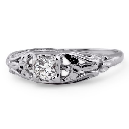 Art Nouveau Diamond Vintage Ring