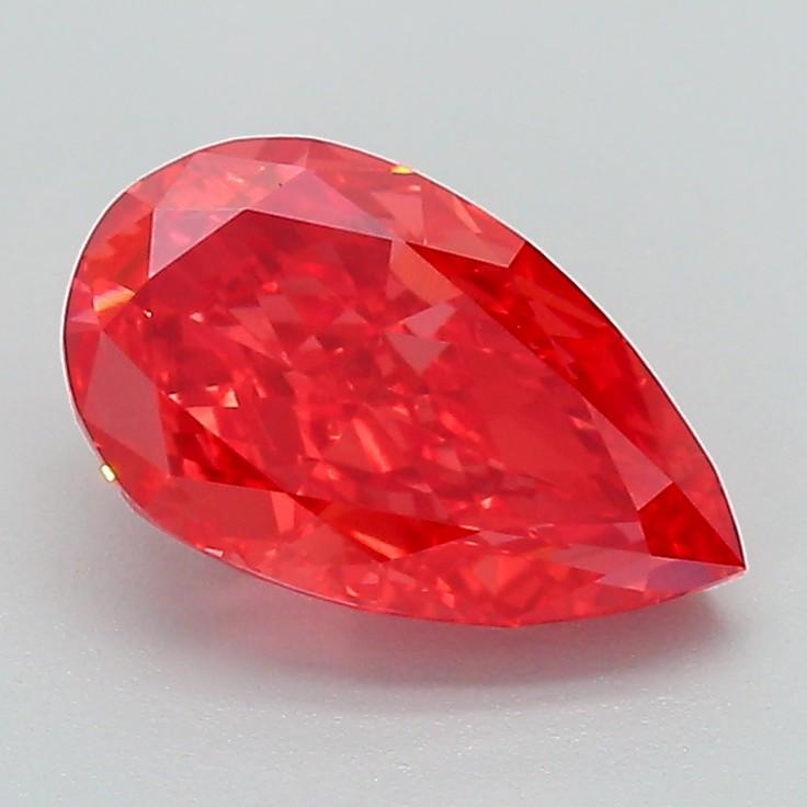 1.59 Ct. Fancy Vivid Pink Pear Lab Grown Diamond