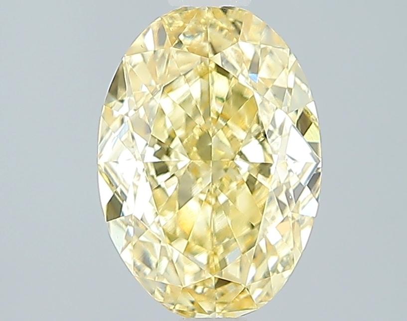 2.06 Ct. Fancy Vivid Yellow Oval Lab Grown Diamond