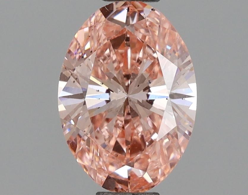 1.00 Ct. Fancy Intense Pink Oval Lab Grown Diamond