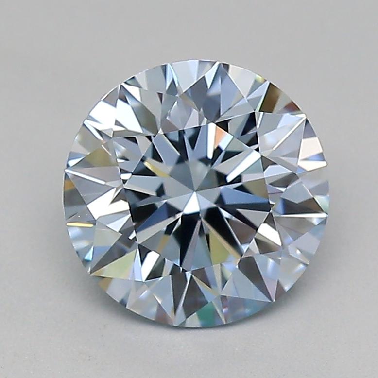 1.06 Ct. Fancy Intense  Blue Round Lab Grown Diamond