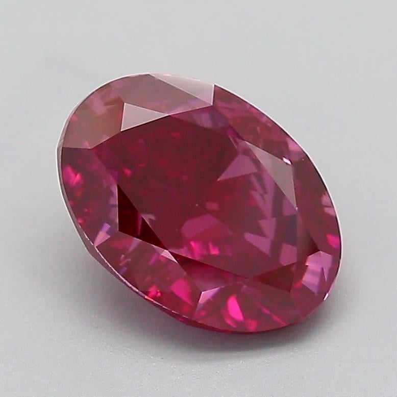 2.20 Ct. Fancy Vivid  Pink Oval Lab Grown Diamond