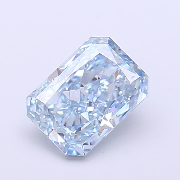 1.51 Ct. Fancy Vivid  Blue Radiant Lab Grown Diamond